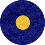 indigo & yellow