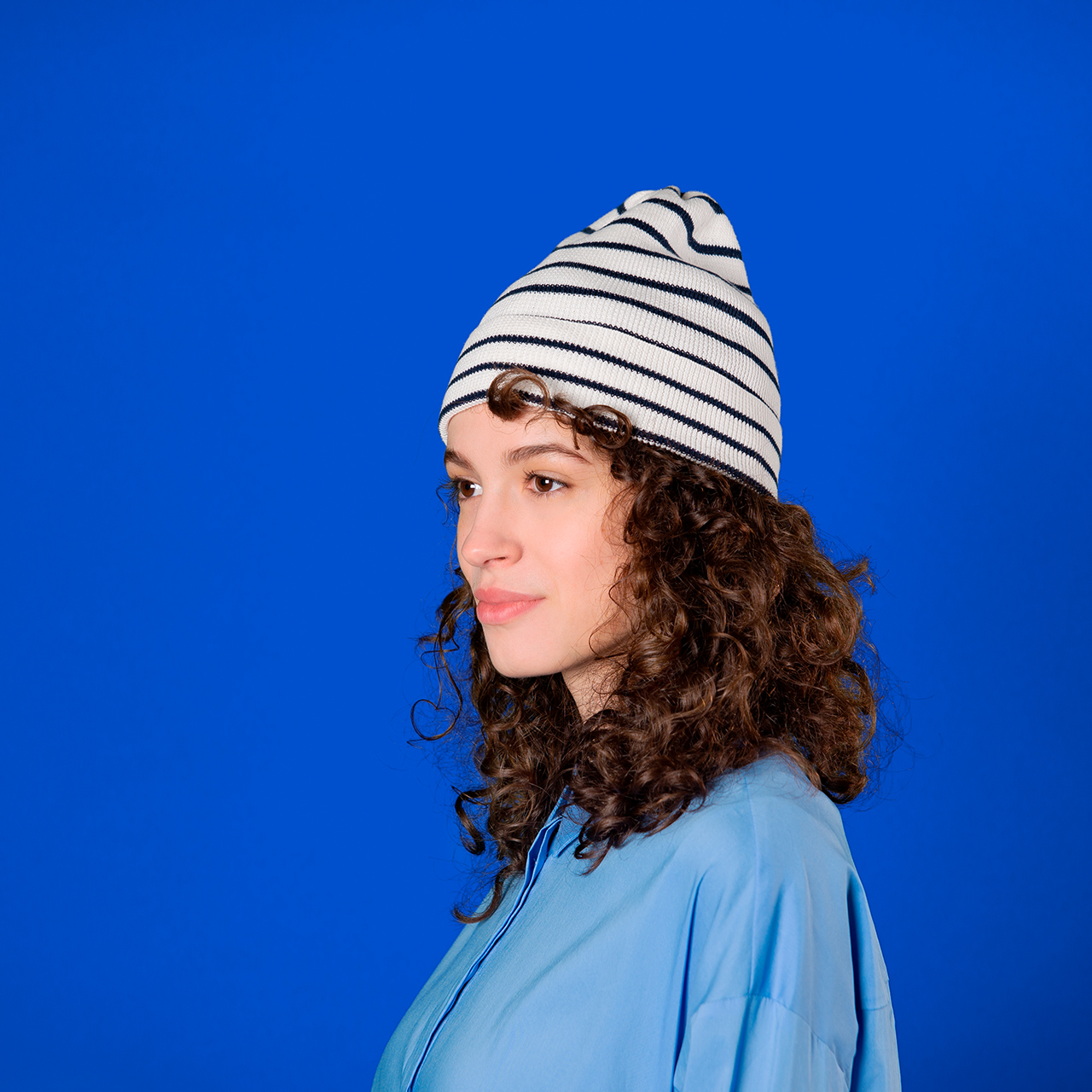 Cotton Beanie striped - Kopka Accessories